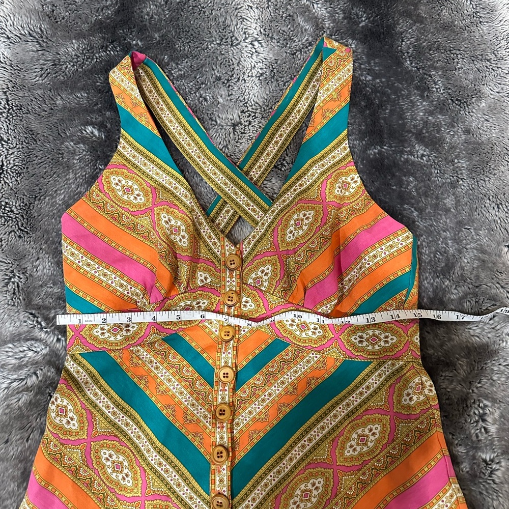 SOLD - 👗Nanette Lepore Pashima Patterned Mini Dress👗 - Picture 5 of 9